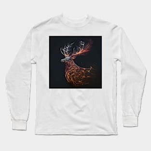 Stag Wisps 04 Long Sleeve T-Shirt